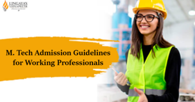 m tech for working professionals admission guide