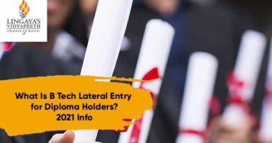 what is btech lateral entry for diploma holders