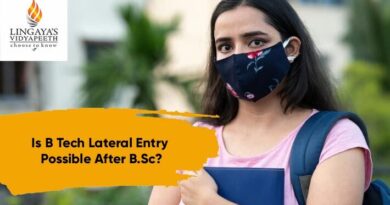 is btech lateral entry possible after bsc