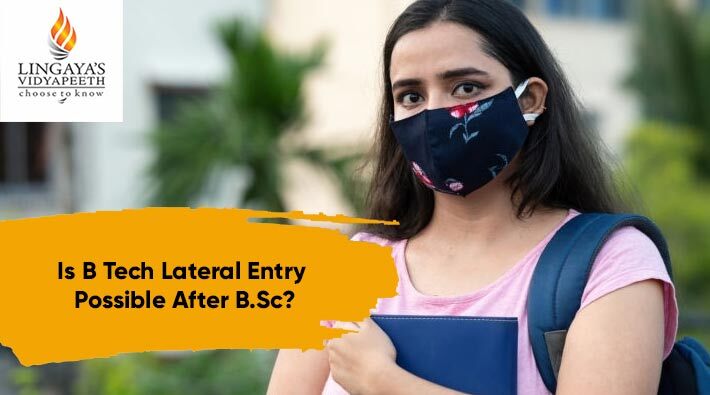 is btech lateral entry possible after bsc
