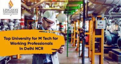 top university for mtech for working professionals in delhi ncr
