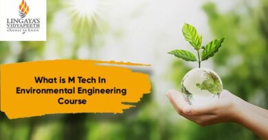 what is mtech in environmental engineering course