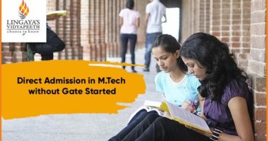 Direct Admission in M.Tech without Gate Started