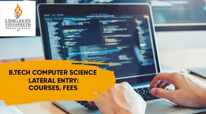 Btech lateral entry in computer science admissions